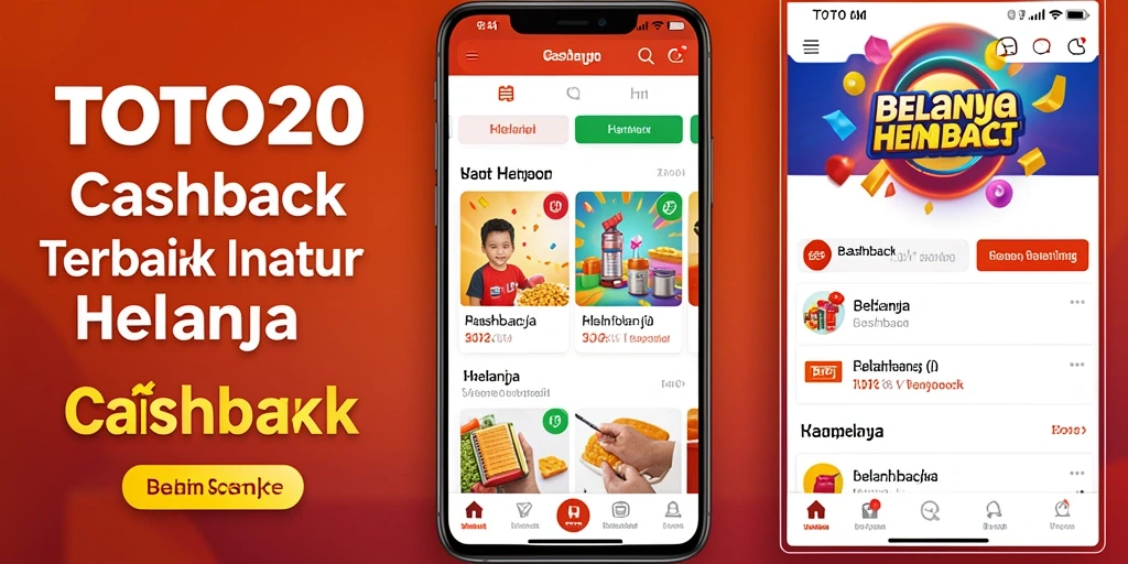 Tampilan antarmuka aplikasi TOTO20 yang menarik dan sederhana.