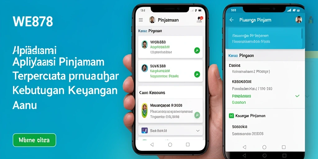 Tampilan antarmuka pengguna aplikasi WE878 yang sederhana dan intuitif.