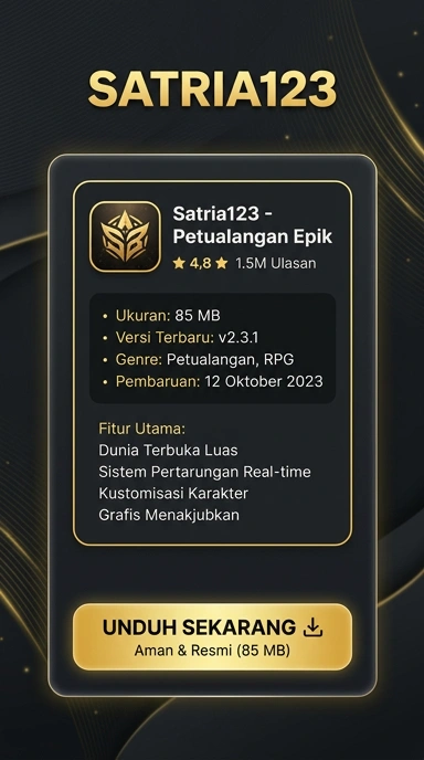 Panduan Unduh APK satria123 untuk Android